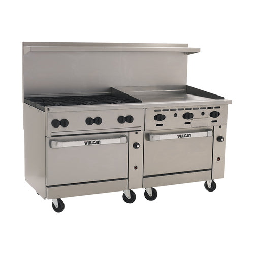 Vulcan 72CC-6B36G 72" 6 Burner Gas Restaurant Range