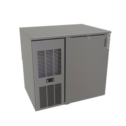 Glastender C1FL32 32" Solid Door Back Bar Cooler