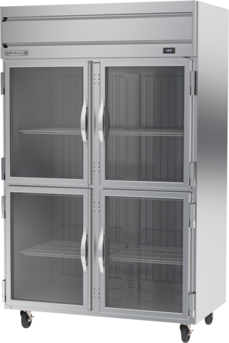 Beverage-Air HFP2HC-1HG 52" 2 Section Glass Door Reach-In Freezer