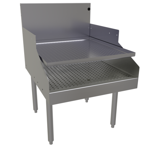 Glastender RDBA-24D 24" Underbar Drainboard