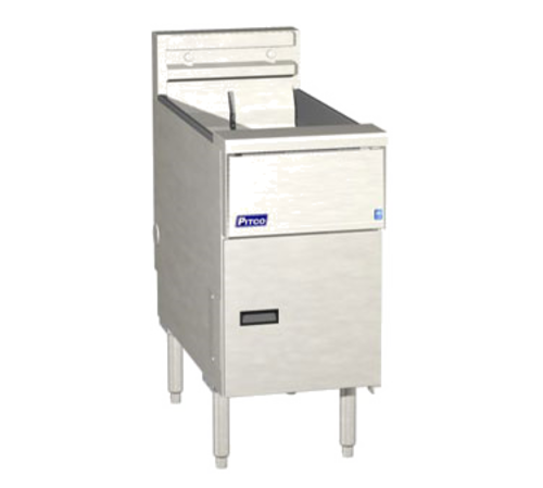 Pitco SE14X 15 5/8" 50 lb Electric Floor Fryer