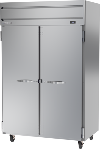 Beverage-Air HRS2HC-1S 52" 2 Section Solid Door Reach-In Refrigerator