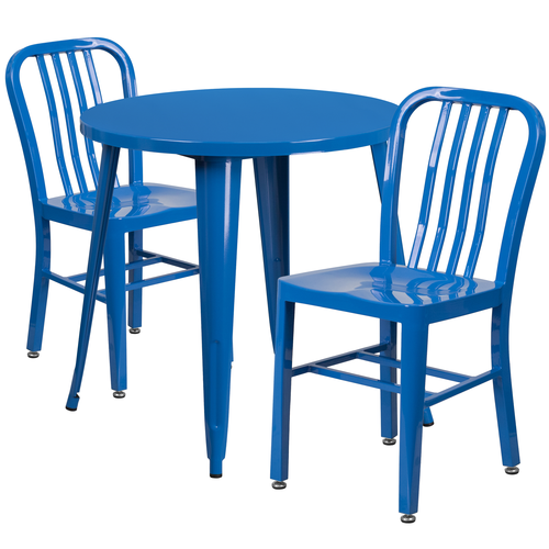 Flash Furniture CH-51090TH-2-18VRT-BL-GG Patio Dining Set