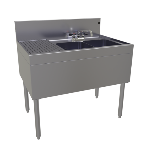 Glastender DSB-36R-S 36" Underbar Sink