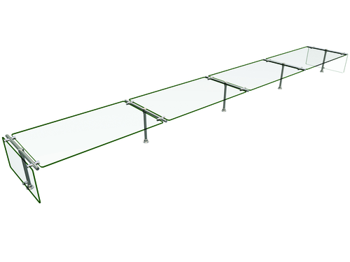 Hatco ES53-144 144" Sneeze Guard