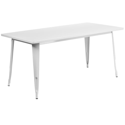 Flash Furniture ET-CT005-WH-GG Dining Table