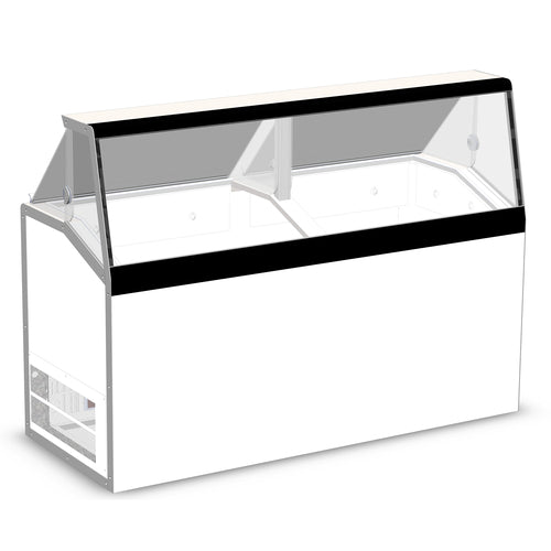 Master-Bilt DD-66L 69 1/4" Ice Cream Dipping Cabinet