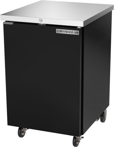 Beverage-Air BB24HC-1-B 24" Solid Door Back Bar Cooler