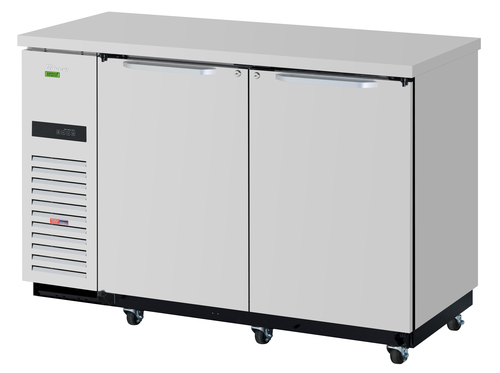 Turbo Air TBB-2SSD-N6 58 3/4" Solid Door Back Bar Cooler