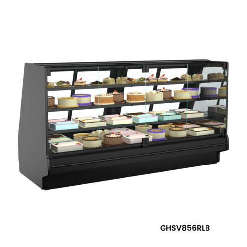 Structural Concepts GHSV1256RLB 148 1/2" Refrigerated Display Case