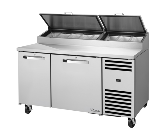 True TPP-AT-60-HC~SPEC3~HGTP 60 1/4" 2 Doors Pizza Prep Table