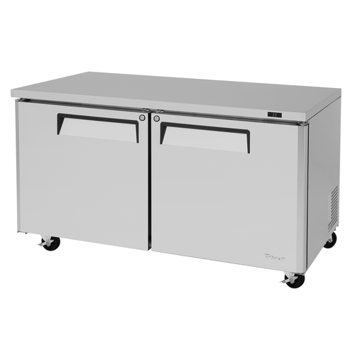 Turbo Air MUR-60-N 60 1/4" Solid Door Undercounter Refrigerator