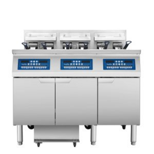Atosa AEFF-50-3T 51" (4) 50 lb Electric Fryer Battery