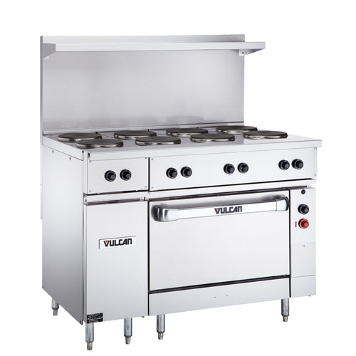 Vulcan EV48S-8FP480 48" Electric Restaurant Range