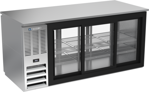 Beverage-Air BB72HC-GS-PT-S 72" Glass Door Back Bar Cooler