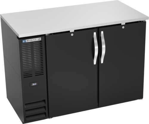 Beverage-Air BBN48HC-F-B 48" Solid Door Back Bar Cooler