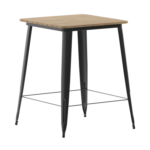 Flash Furniture JJ-T14619H-80-BRBK-GG 31 1/2" Patio Table