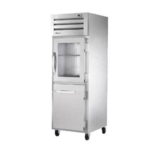 True STG1R-1HG/1HS-HC 27 1/2" 1 Section Solid & Glass Door Reach-In Refrigerator