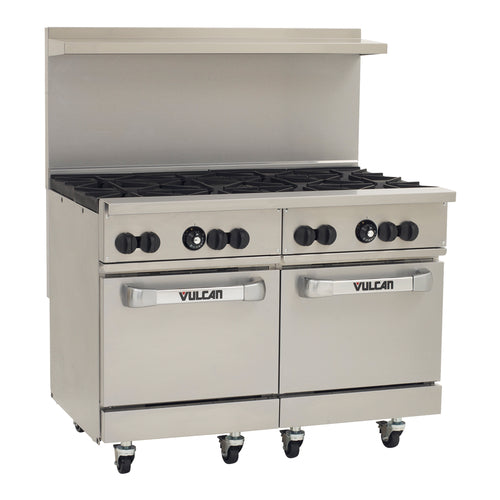 Vulcan 48SS-8B 48" 8 Burner Gas Restaurant Range