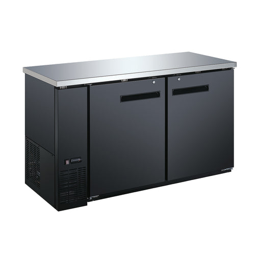 Omcan 50059 60 3/4" Solid Door Back Bar Cooler
