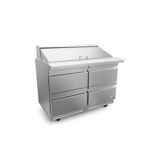 Fagor FMT-48-18-D4-N 48 3/4" Mega Top Sandwich / Salad Prep Table