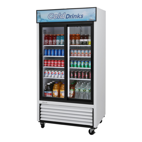 Turbo Air TGM-35R-N 41 3/8" 2 Section Refrigerated Merchandiser