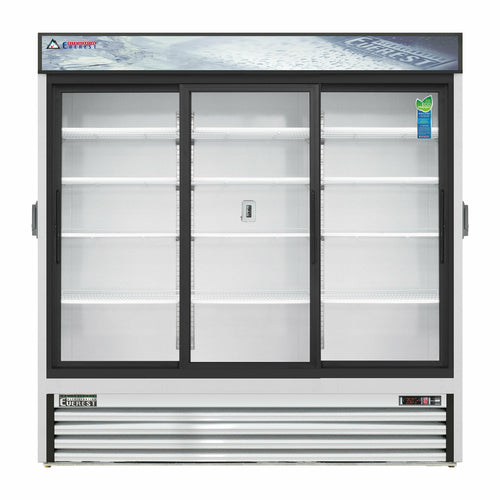 Everest EMGR69C 72 7/8" 3 Section Refrigerated Merchandiser