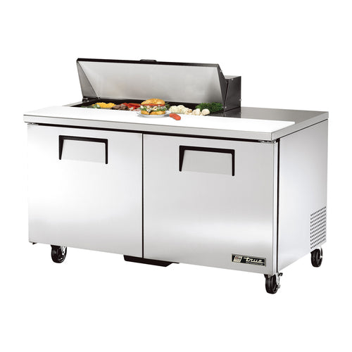 True TSSU-60-10-HC 60 3/8" 2 Doors 12 Pan Sandwich / Salad Prep Table