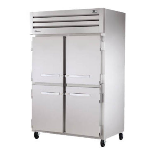 True STA2F-4HS-HC 2 Section Solid Door Reach-In Freezer