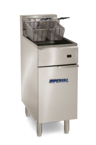 Imperial IFS-40-EU 15 1/2" 40 lb Electric Floor Fryer