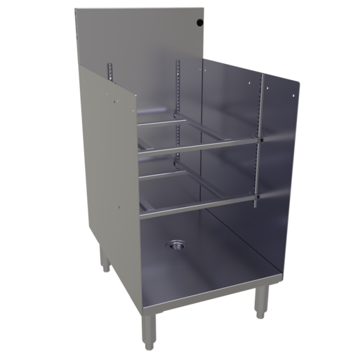 Glastender GRB-18 18" Underbar Storage Unit