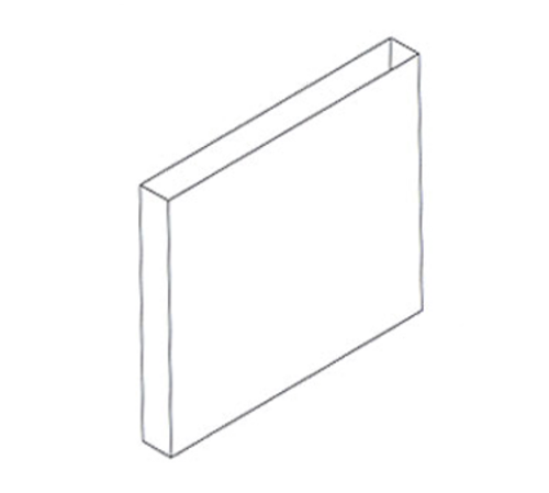 Jade Range DR-18 18" Backguard Flue Riser