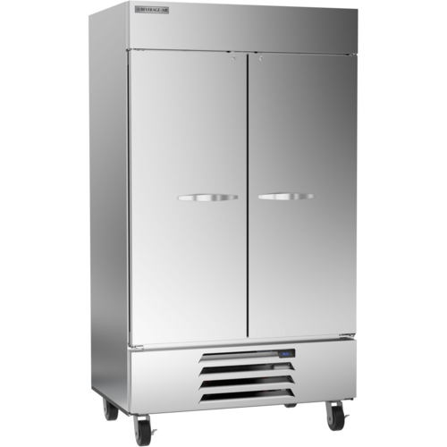 Beverage-Air HBR44HC-1 47" 2 Section Solid Door Reach-In Refrigerator
