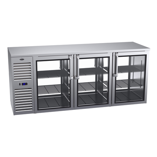 Krowne KPT84L 84" Solid Door Back Bar Cooler