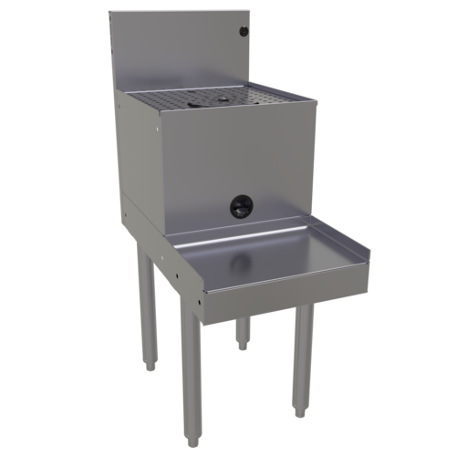 Glastender DBSA-14-RF 14" Underbar Ice Bin / Cocktail Station