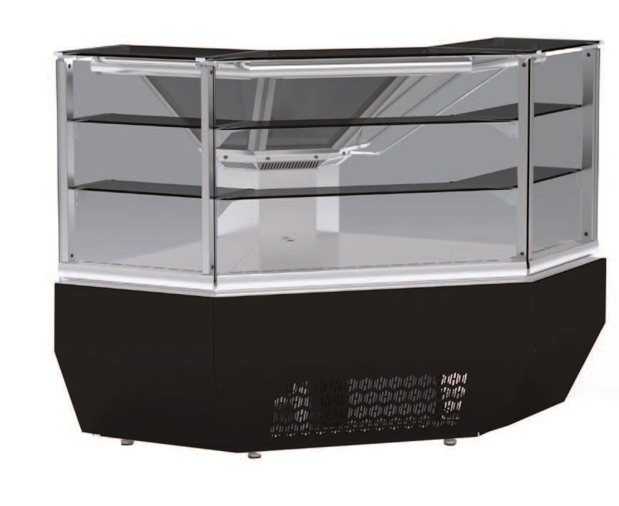 Axis KFM-FG-90-S CORNER 68 3/4" Refrigerated Deli Case