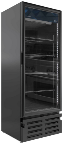 Omcan 45445 32" 1 Section Glass Door Reach-In Refrigerator
