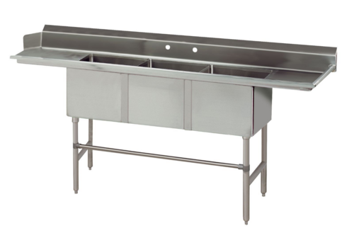Advance Tabco DTC-3-83R-X 83" Dishtable