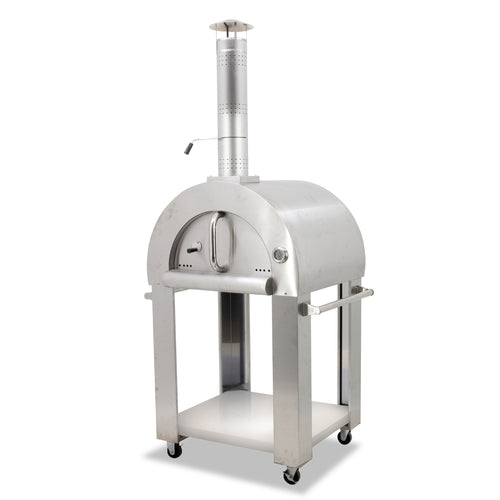 Omcan 43113 32 1/4" Gas Wood & Coal Fired Oven