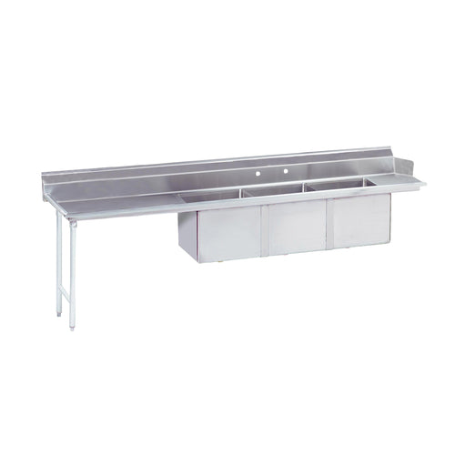Advance Tabco DTC-3-1620-96L 95" Dishtable