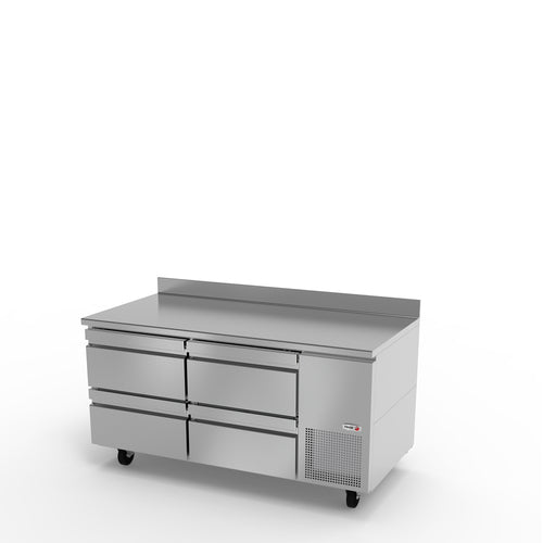 Fagor SWR-67-D4 67 1/4" Worktop Refrigerator