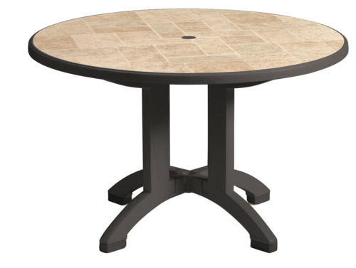 Grosfillex US701102 48" Patio Table
