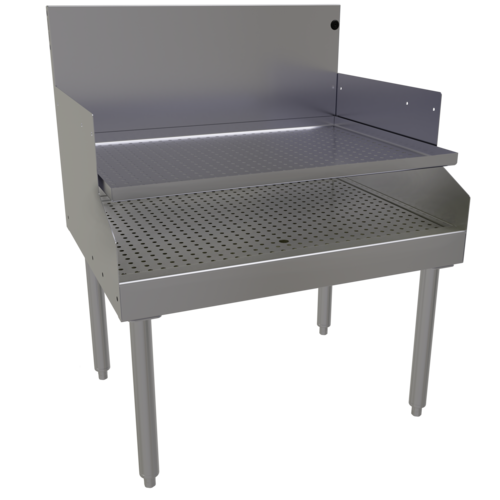 Glastender RDBA-30S 30" Underbar Drainboard