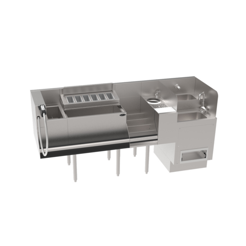 Krowne KR24-TCS70A-10 70" Underbar Ice Bin / Cocktail Station