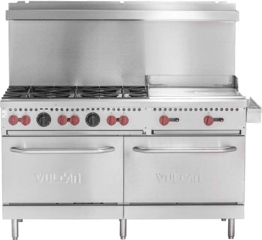 Vulcan SX60F-6B24G-QS-PLATINUM 60" 6 Burner Gas Restaurant Range