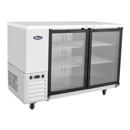 Atosa SBB59GGRAUS1 57 3/4" Glass Door Back Bar Cooler