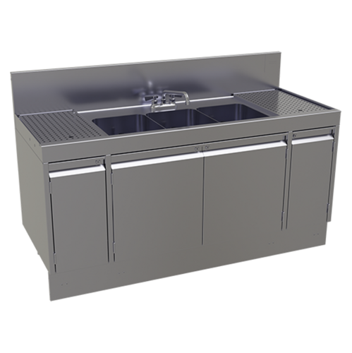 Glastender E-TS-60 60" Underbar Sink