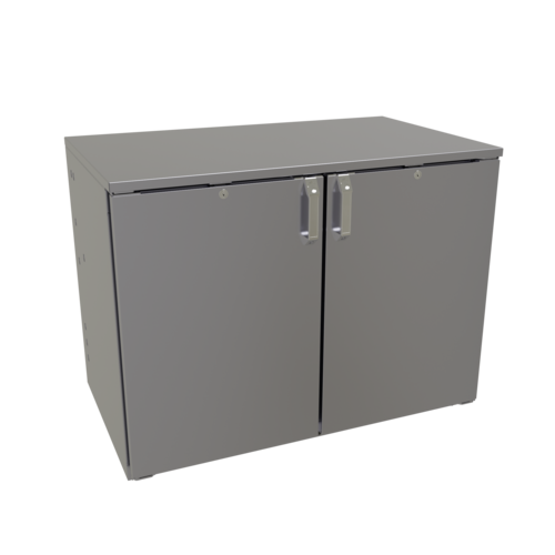 Glastender C1RL40 40" Solid Door Back Bar Cooler