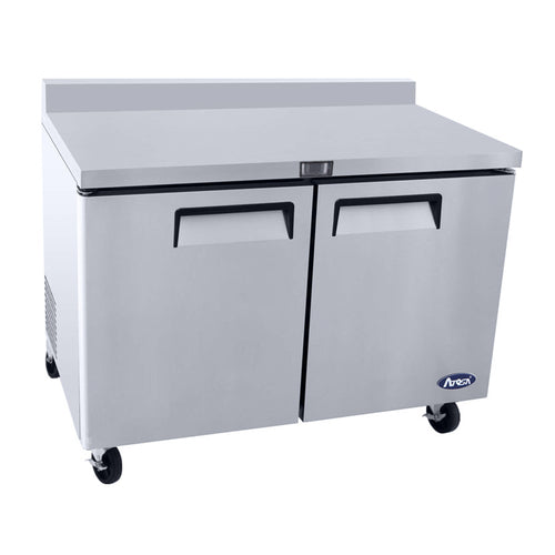 Atosa MGF8409GR 48 1/4" 2 Doors Worktop Refrigerator