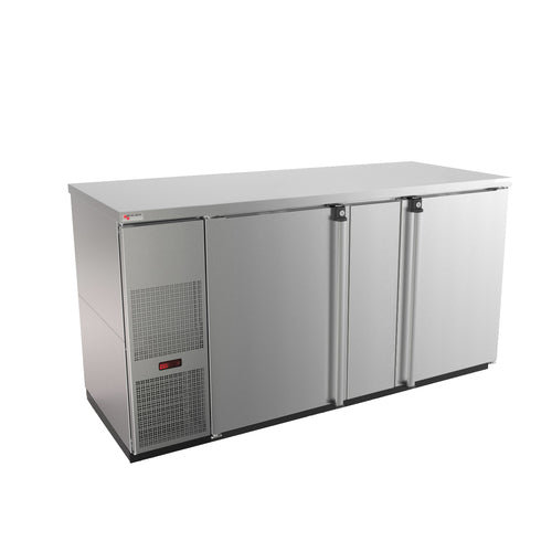 Micro Matic MBB68S-E 69 1/2" Solid Door Back Bar Cooler